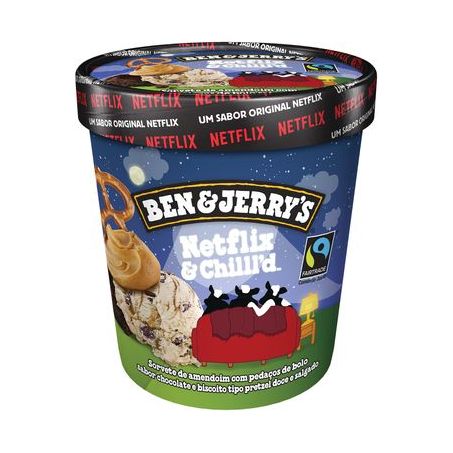 Sorvete Netflix & Chilll'd Ben & Jerry's Pote 458ML