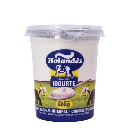 IOGURTE INTEGRAL NATURAL HOLANDÊS