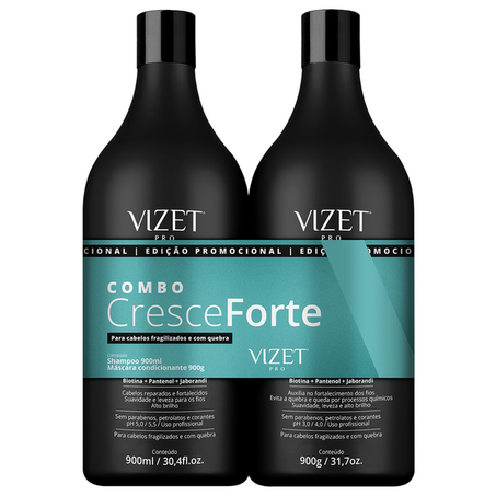 VIZET COMBO CRESCE FORTE 900ML