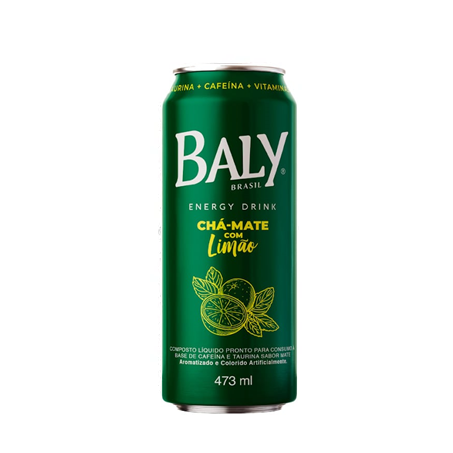 ENERGÉTICO BALY CHÁ MATE C/LIMÃO 473ML