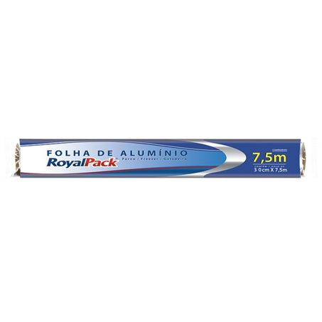 FOLHA ALUM 30CM X 7,5MT BLUFORTE