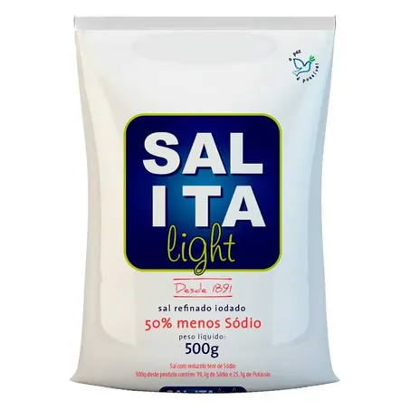 SAL REFINADO ITA LIGHT 500G