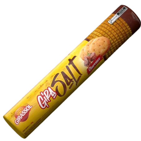 Biscoito salgado girasalt girassol 100g churrasco||