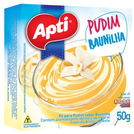 Pudim apti 50g baunilha