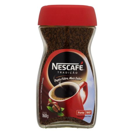 CAFE NESCAFE SOLUVEL VIDRO TRADICAO 160G