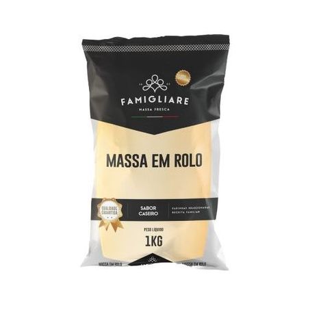 Massa em rolo para pastel famigliare pacote 1kg