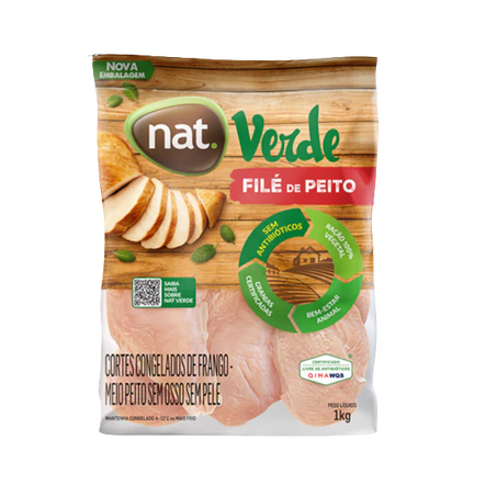 File peito nat verde 1kg