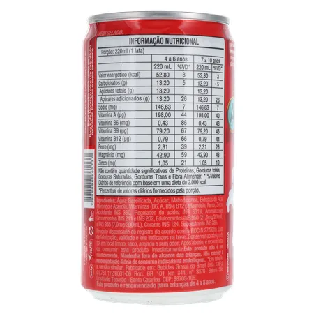 Bebida baly kids sonic morango 220ml 360-16