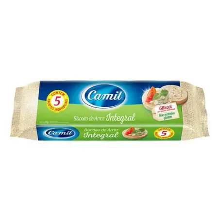 Biscoito de Arroz Camil 90g
