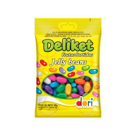 Bala de Goma Deliket Jelly Bens Dori 100G