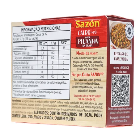 CALDO SAZON PÓ PICANHA 32,5G 360-22