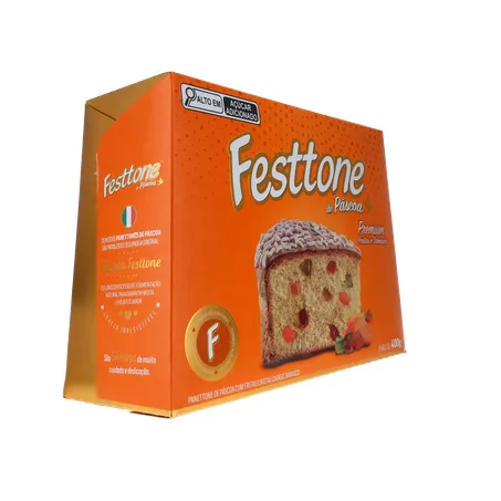 Panettone de Páscoa Festtone Frutas Cristalizadas e Damasco 400G 360-13