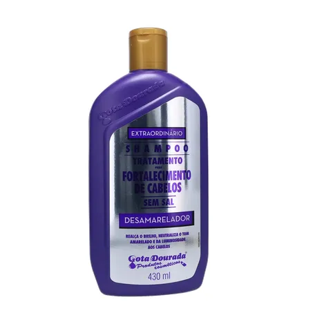 Shampoo gota dourada desamarelador 430ml 360-35