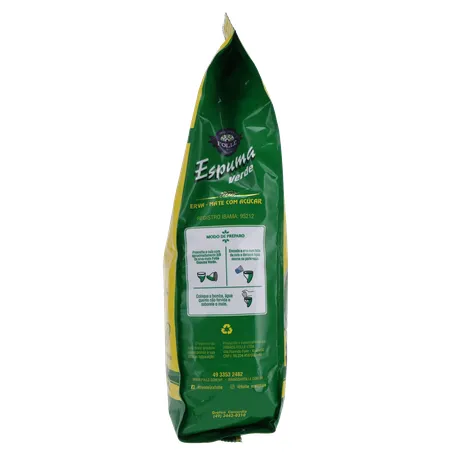 Erva mate espuma verde suave 1kg 360-27