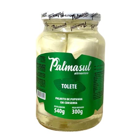 PALMITO PALMASUL PUPUNHA CONSERVA INTEIRO 300G
