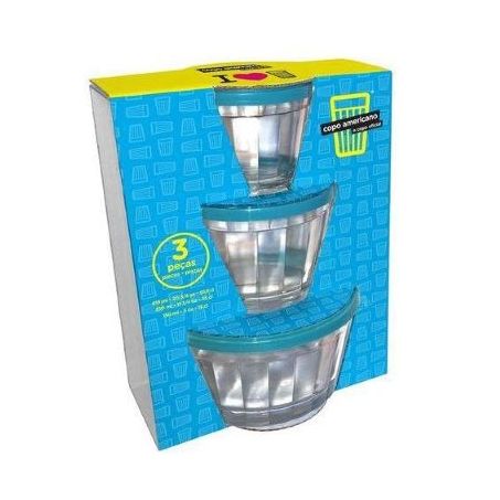 TIGELA NADIR AMERICANO 3 PEÇA 150/350/650ML