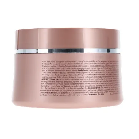 MÁSCARA DE TRATAMENTO AMEND LUXE CREATIONS BLONDE CARE POTE 250G 360-16