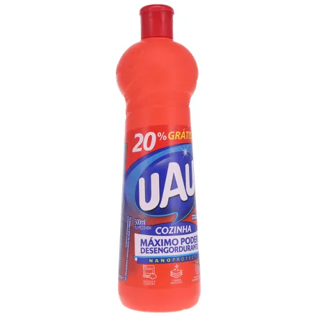 Desengordurante uau cozinha squeeze 500ml (20% grátis) 360-33