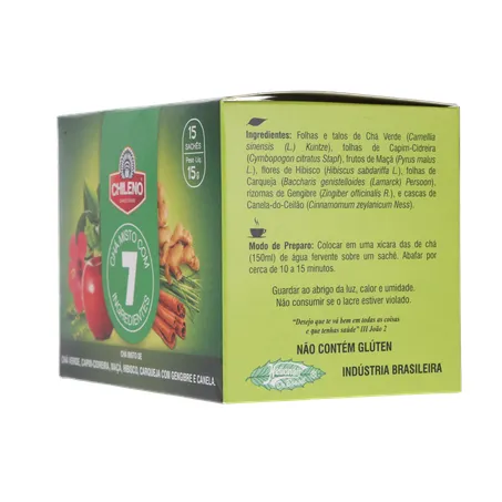 Cha chileno misto 7 ingredientes 15g 360-24