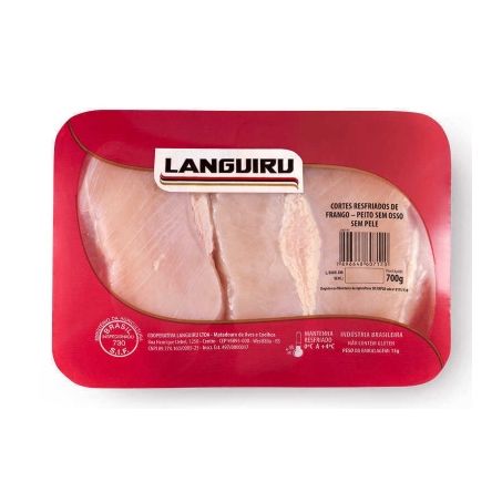 Languiru Peito S/Osso S/Pele Bife 700G