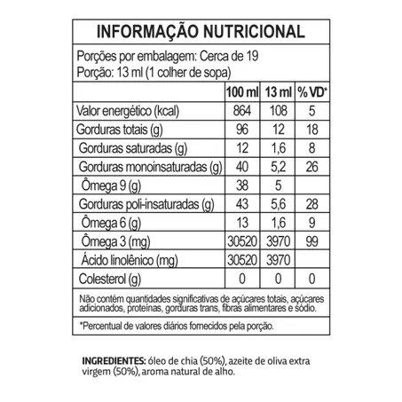 OLICHIA ORGANICO ALHO 250ML - PRODUZA 360-1