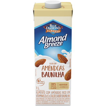 Alimento amendoas almond breeze 1l bauni