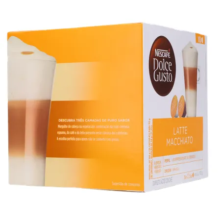 CAFÉ EM CÁPSULAS DOLCE GUSTO LATTE MACCHIATO COM 10 UNIDADES 360-30