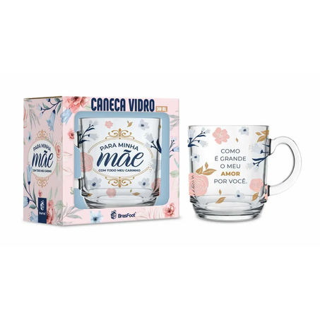 CANECA BRASF VD 300ML COM CARINHO UN