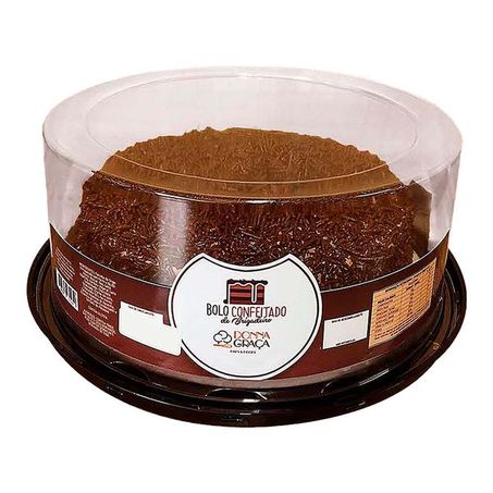 BOLO CONFEITADO DONNA GRAÇA CONGELADO BRIGADEIRO 600G