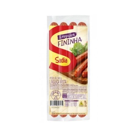 Linguiça Sadia Mista Defumada Fininha 240G