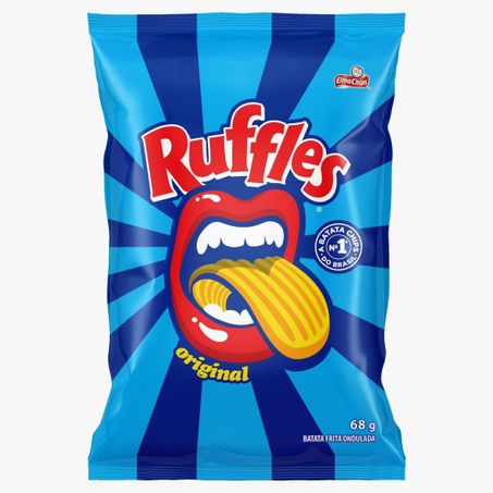 Salg elma chips ruffles original 68g