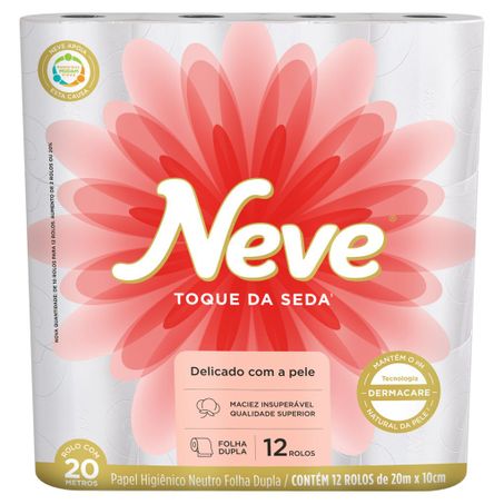 PAPEL HIG NEVE 20M FOL DUPL TOQUE SEDA 12UN
