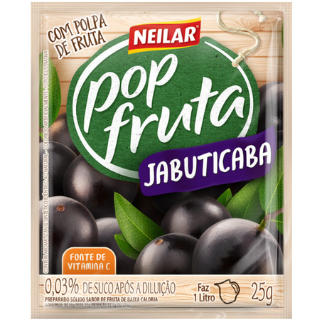 REFRESCO JABUTICABA POP FRUTA NEILAR 25G