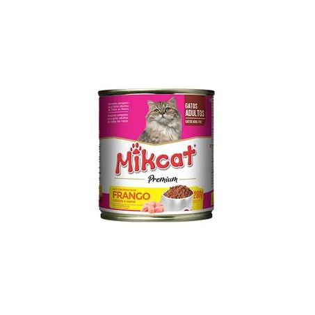 Racao mikcat frango 290g lt