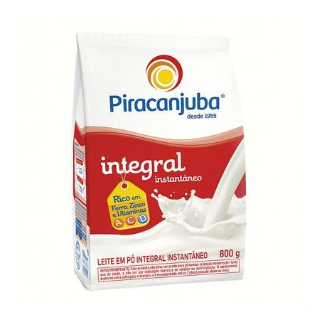 Leite Po Piracanjuba 800g Instantaneo Integral