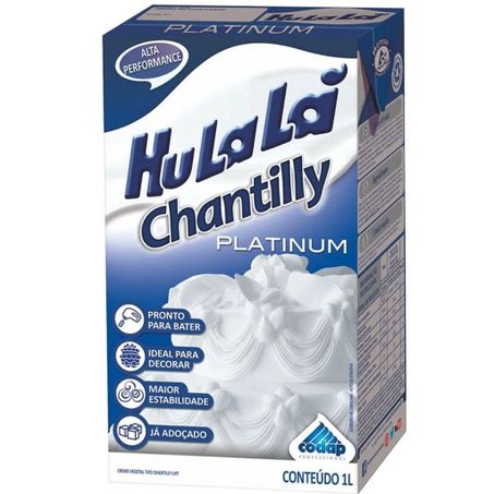Creme de chantilly hulala platinun 1l