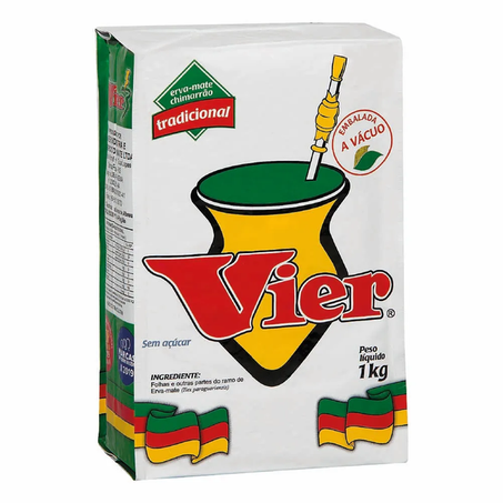ERVA MATE VIER TRADICIONAL VÁCUO 1KG