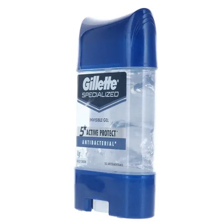 Desodorante Gel Gillete 82g Clear Antibacteriano 360-6