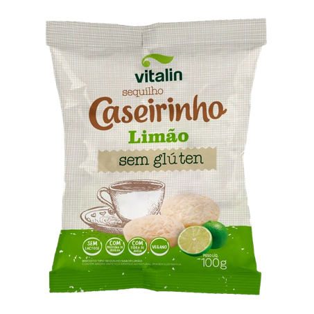 SEQUILHO CASEIRINHO LIMAO S/GLUTEN VITALIN 100G   