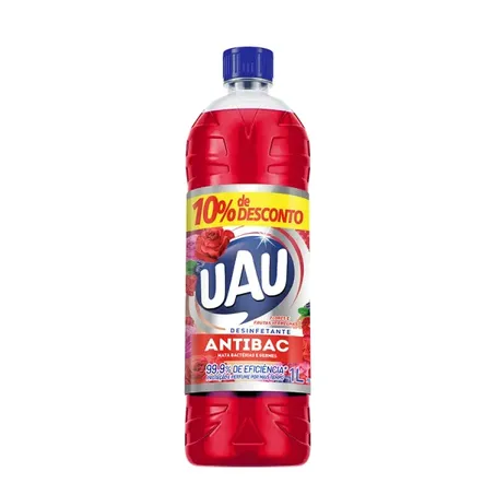Desinfetante Uau 2l Antibacteriano Promo Flores e Frutas Vermelhas
