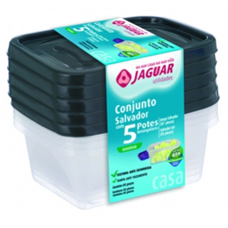 CONJUNTO 5 POTES SALVADOR 220ML JAGUAR UN
