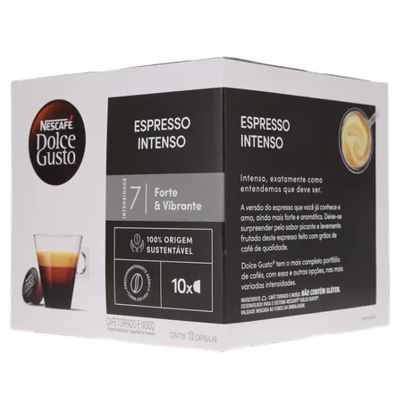 CAFÉ CÁPSULAS DOLCE GUSTO ESPRESSO INTENSO C/10 UN 360-4