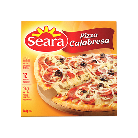 PIZZA SEARA CONGELAD CALABRES 460G