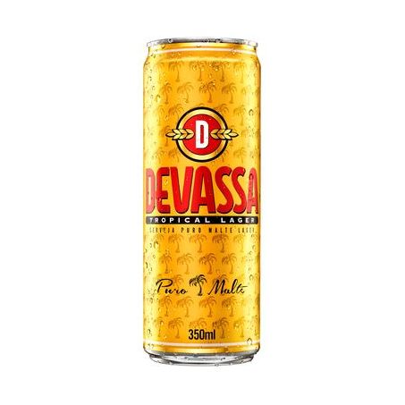 CERVEJA DEVASSA 350ML LAGER LATA 