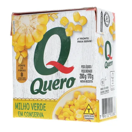Milho Verde em Conserva Quero Caixa 280gr 360-3