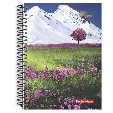 Caderno Panamericana 15mt 300f Capa Dura Paisagem