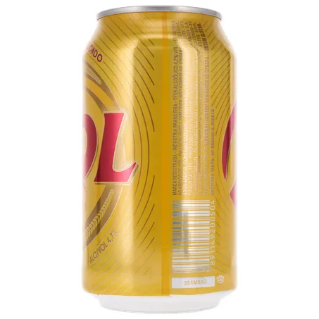 Cerveja Lata Skol Pilsen 350ml 360-10