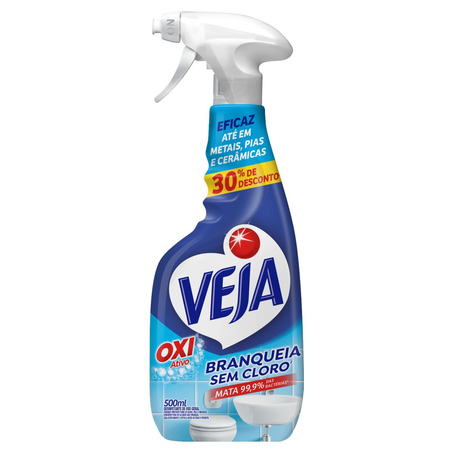 Limpador Veja 500ml - Banheiro - Antibac - Pulverizador - Com 30% de Desconto