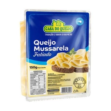 Queijo Prato Casa Do Queijo Fat.150g