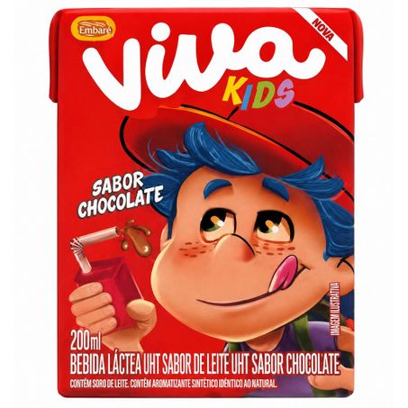 Achocolatado viva kids 200ml